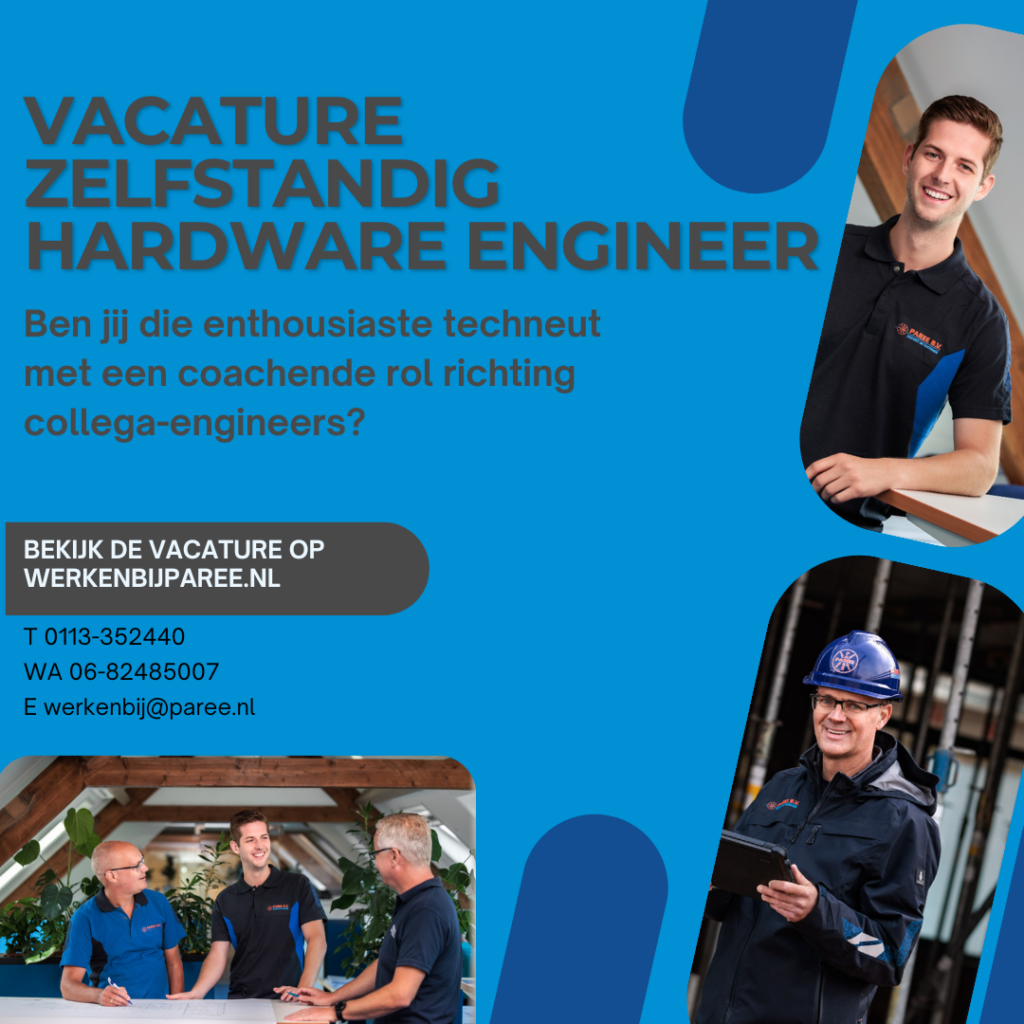 Vacature Zelfstandig Hardware Engineer